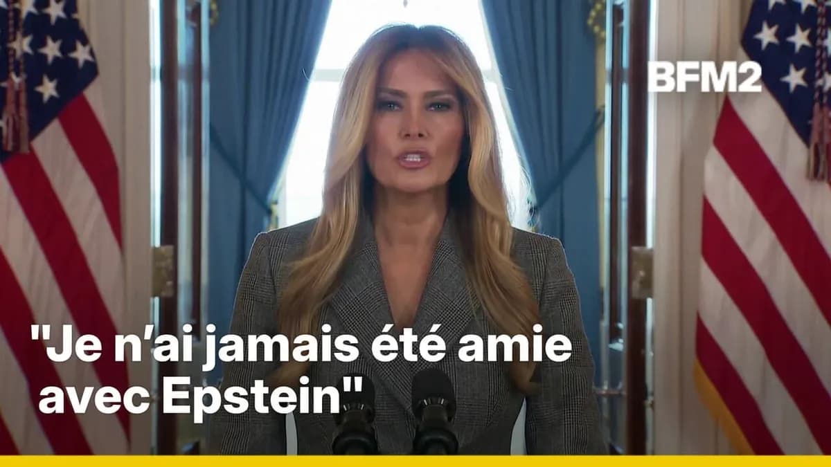 Melania Trump dément tout lien avec les affaires Jeffrey Epstein lors d'une allocution à la Maison Blanche