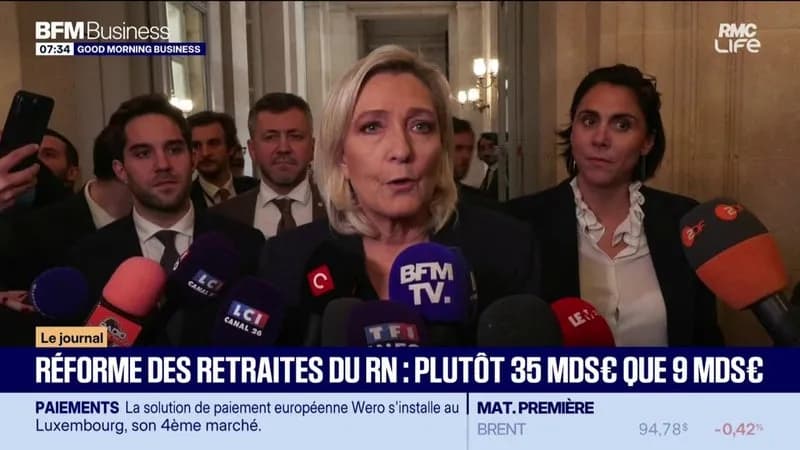Réforme des retraites du RN : un coût estimé à 35 milliards d’euros