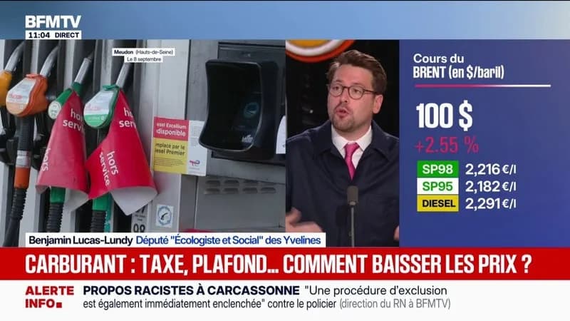 Carburants : le député écologiste propose le blocage des prix et l'investissement dans les alternatives à la voiture