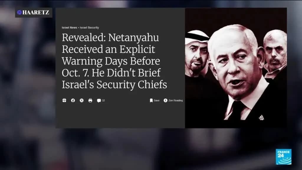 Netanyahu informé des attaques du 7 octobre avant leur déclenchement, révélations de Haaretz