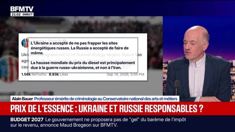 Donald Trump : la hausse du prix du diesel due à la guerre russo-ukrainienne