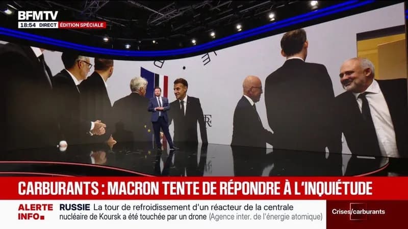 Emmanuel Macron répond aux inquiétudes sur la hausse des prix du carburant