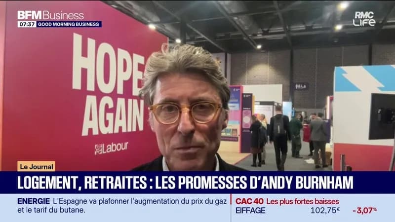 Andy Burnham promet de réengager l'État britannique dans le logement, l'eau et l'énergie
