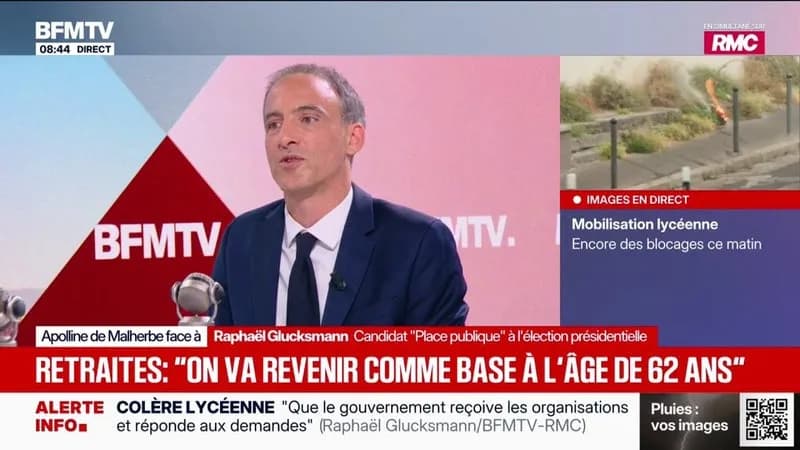 Raphaël Glucksmann juge le projet de réforme des retraites d’Édouard Philippe injuste