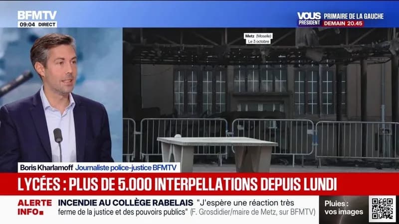 Blocages des lycées en France : plus de 5 000 interpellations depuis le lundi précédent