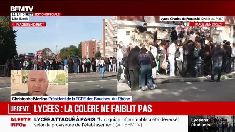Mobilisation lycéenne : suspension des cours dans 400 à 500 lycées et appel à encadrement