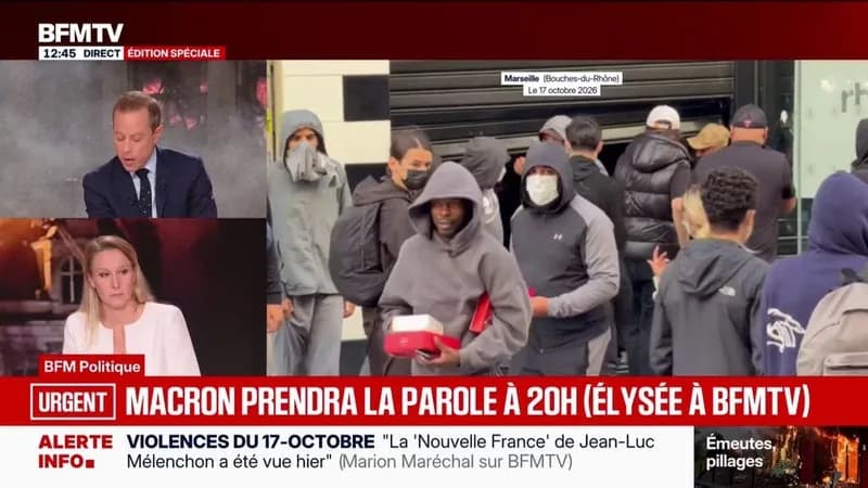 Emmanuel Macron s'adressera aux Français dimanche soir à 20h après les événements d'hier