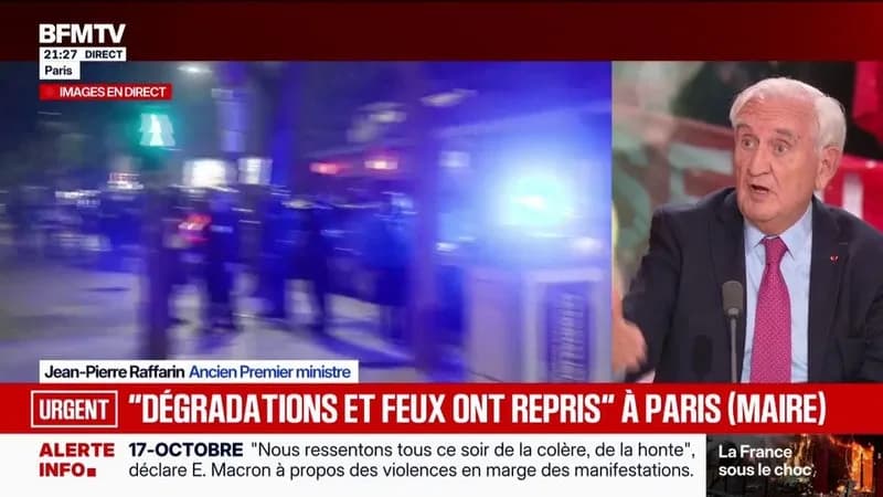 Raffarin alerte sur le risque d'escalade après les protestations contre la vie chère
