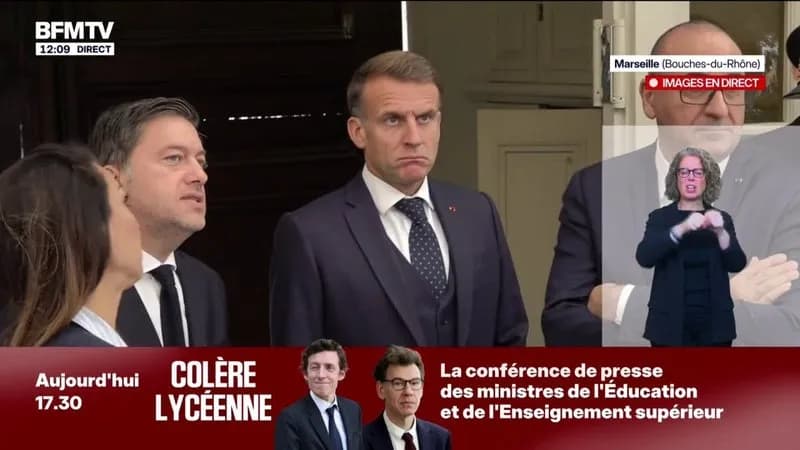 Macron à Marseille : mesures de sécurité et projets économiques présentés à la mairie